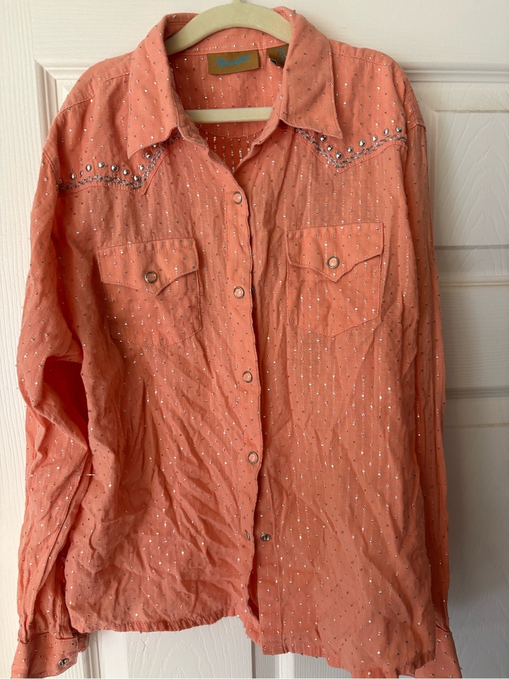 Sparkly Wrangler western shirt